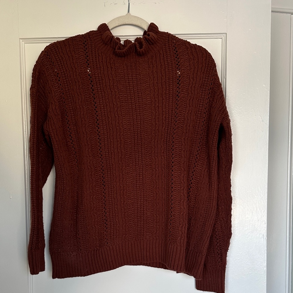 Miss Selfridge Ruffle Neck Sweater